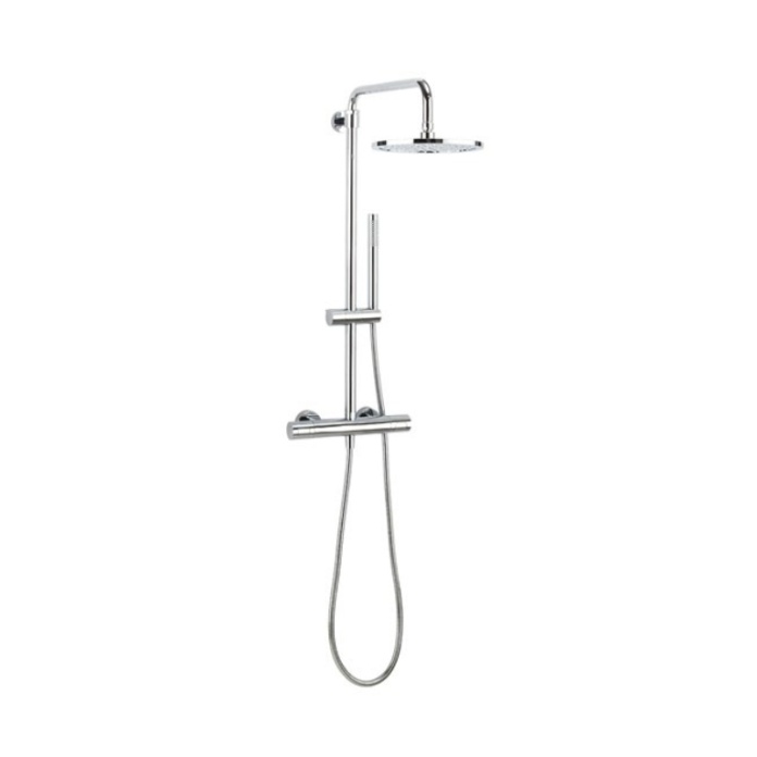 Product Cut out image of the Crosswater Central Chrome Multifunction Thermostatic Shower Kit